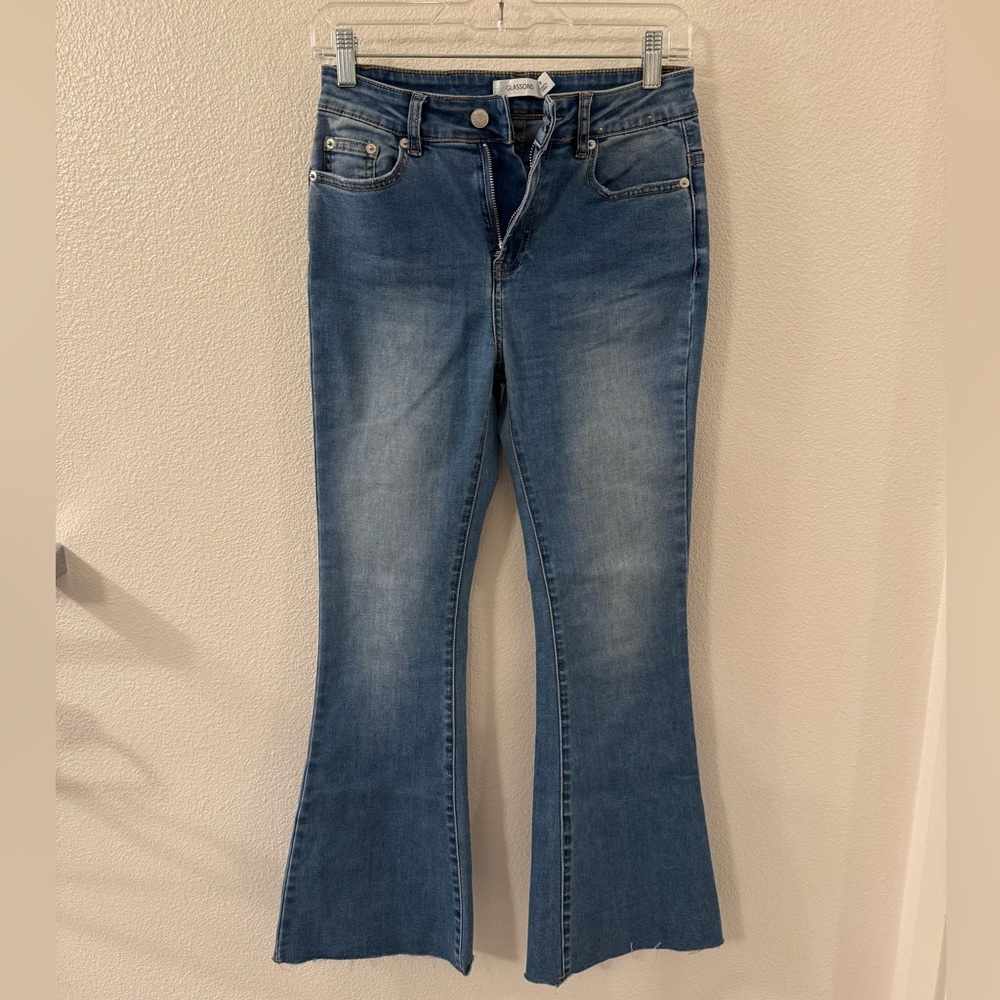 Glassons flare jeans. Size small 8 (fits like 4). Worn once.